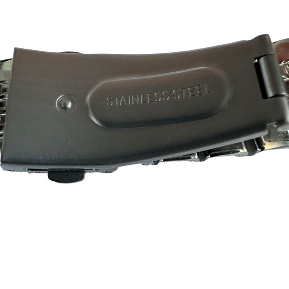 ELEGANT STAINLESS STEEL QUARTZ MOVT WATCH | NWOT, NEVER WORN, PRISTINE CONDITION - Picture 6 of 13